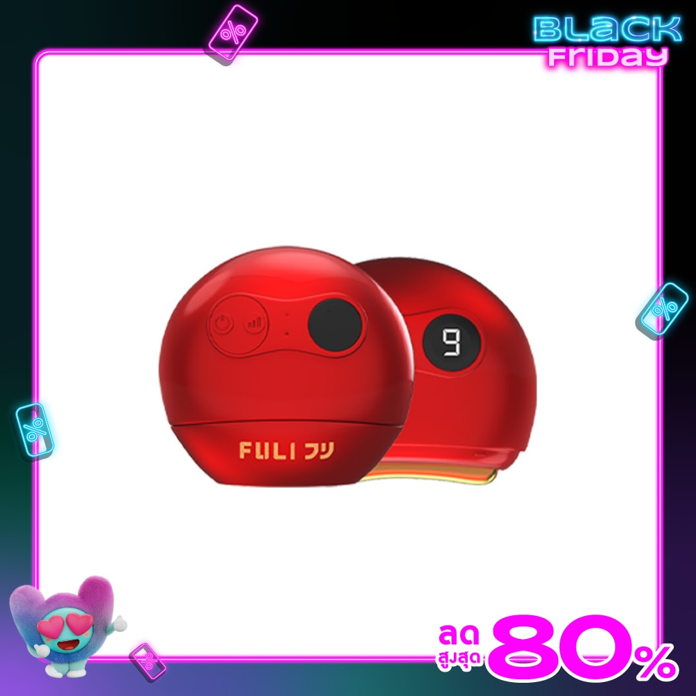 Fuli ฟูลิ รูบี้ เวฟ เครื่องนวดกัวซาไฟฟ้าบำบัดผิว 1ชิ้น (SD)