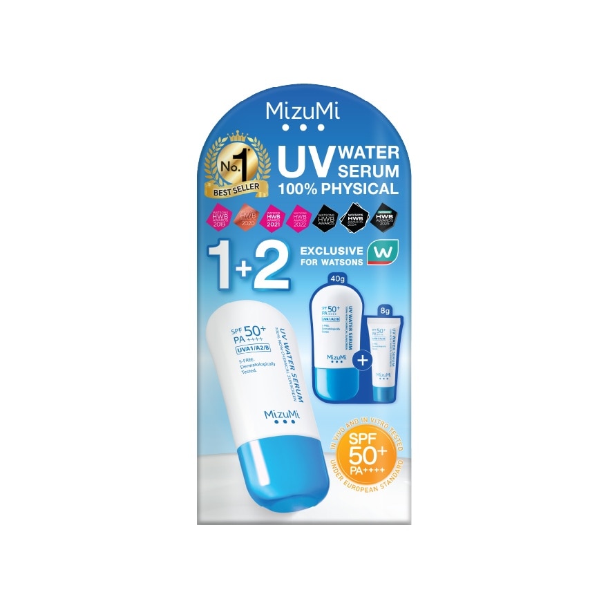 มิซึมิ เอ็กซ์คลูซีฟ เซต วัตสัน ยูวี วอเตอร์ เซรั่ม ครีมกันแดด 40 มล.x2 + 8 มล.
