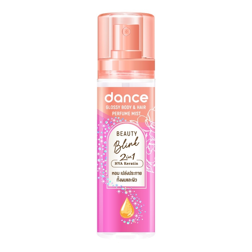 Dance Dance Glossy Body  Hair Perfume Mist Beauty Blink 80 Ml.