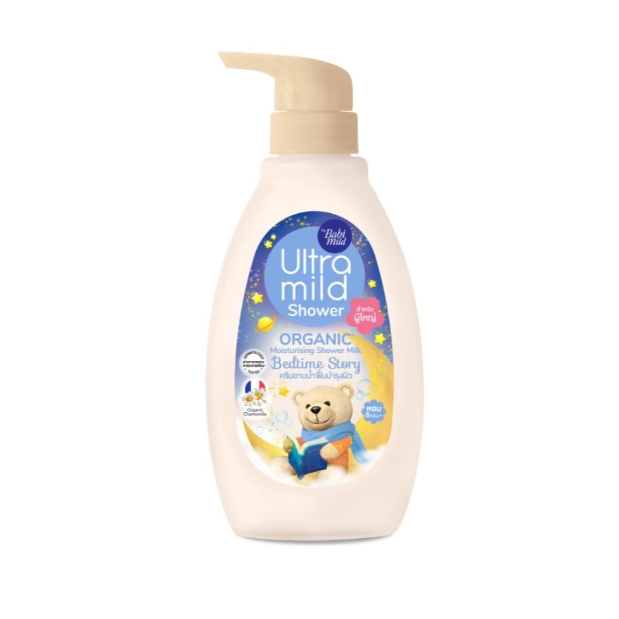 Ultra Mild อัลตร้ามายด์ บาย เบบี้มายด์ ออร์แกนิค ชาวเวอร์ มิลค์ เบดไทม์ สตอรี่ 380 มล.