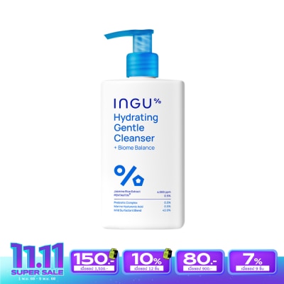 INGU อิงกุ ไฮเดรตติ้ง เจนเทิ่ล คลีนเซอร์ พลัส ไบโอม บาลานซ์ 250 มล.