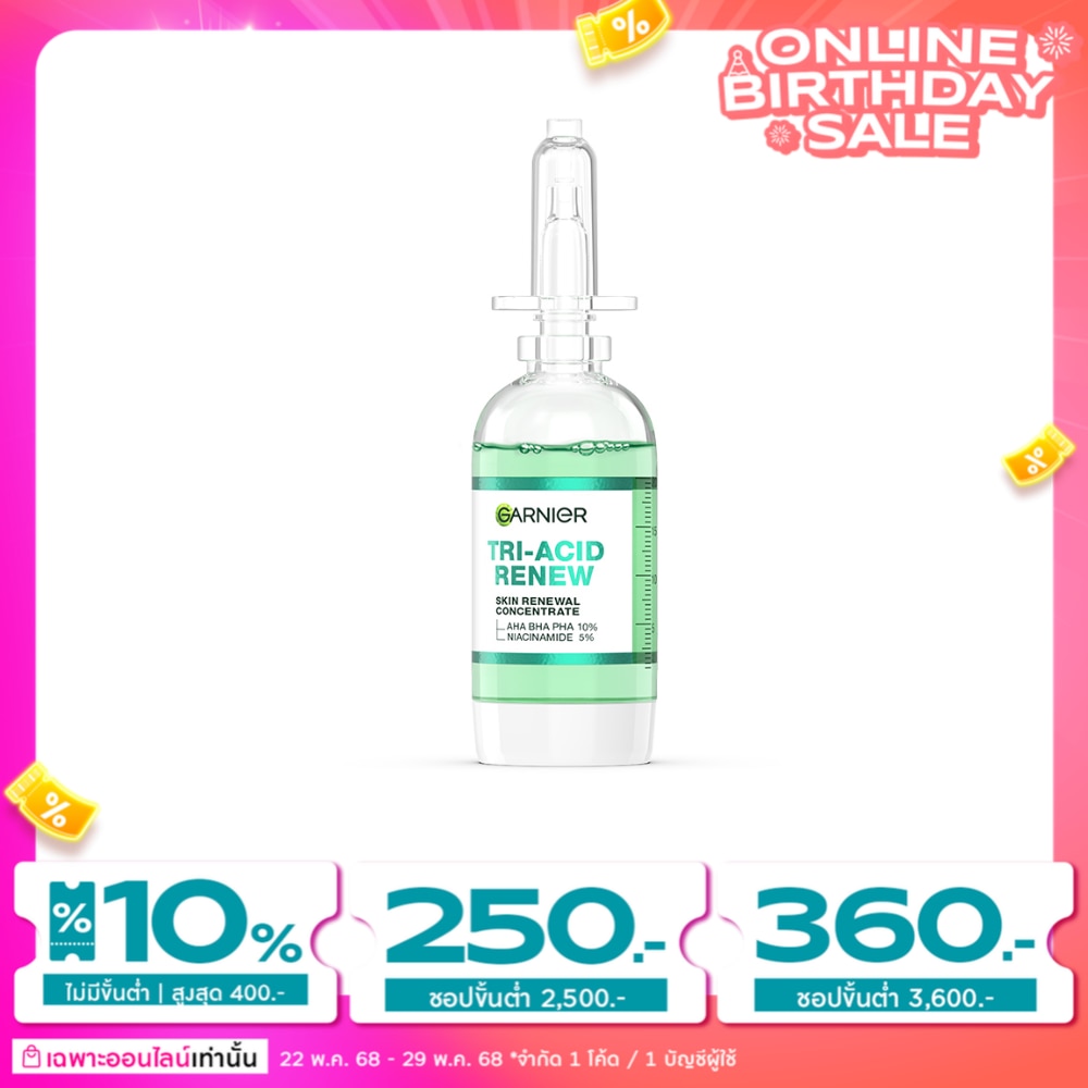 Garnier Garnier Tri-Acid Renew Skin Renewal Concentrate 20 Ml.