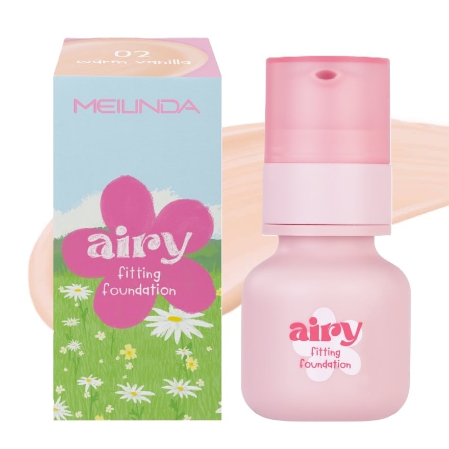 Meilinda Airy Fitting Foundation 30g. 02 Warm Vanilla