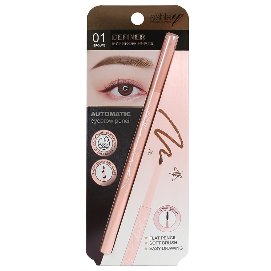 Ashley Ashley Definer Eyebrow Pencil 01