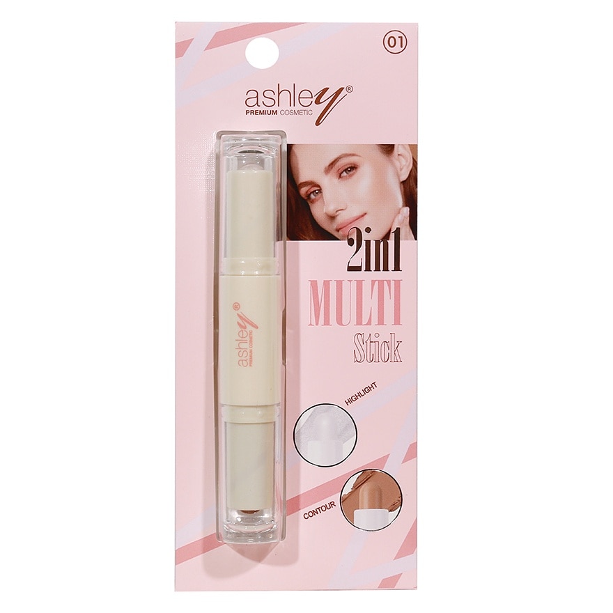 Ashley Ashley 2In1 MultiStickBlush&Highlight 01