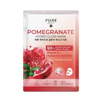 Pure Beauty Pure Beauty Pomegranate Hydro Glow Mask  1 sheet.
