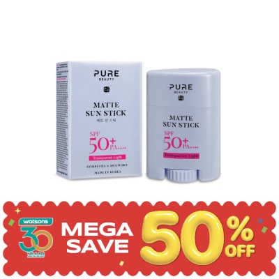 Pure Beauty - เพียว บิวตี้ แมท ซัน สติ๊ก เอสพีเอฟ50+ พีเอ++++ 17 กรัม. image