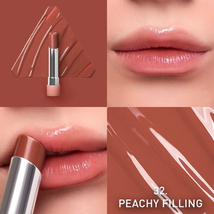 3CE Glazy Lip Glow 3.2g. 32 Peachy