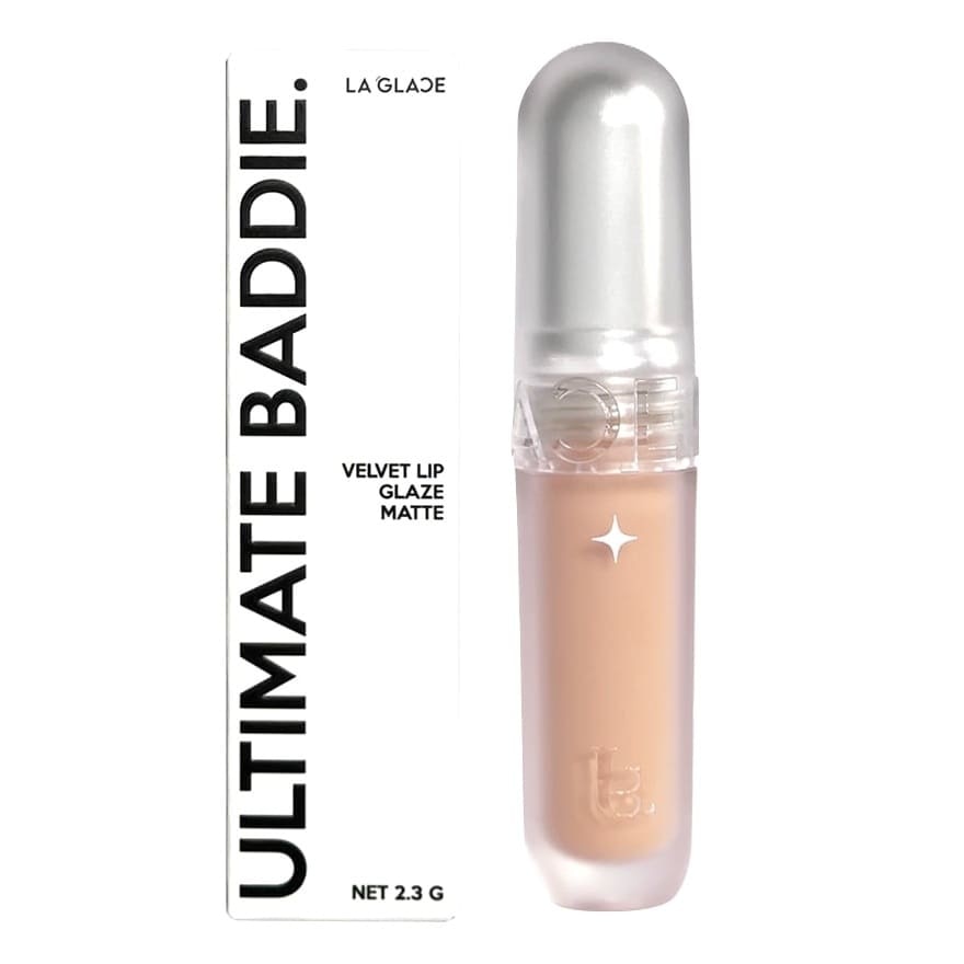 LA GLACE Ultimate Baddie Velvet Lip Glaze Matte 2.3g. 01 Bout To Slay