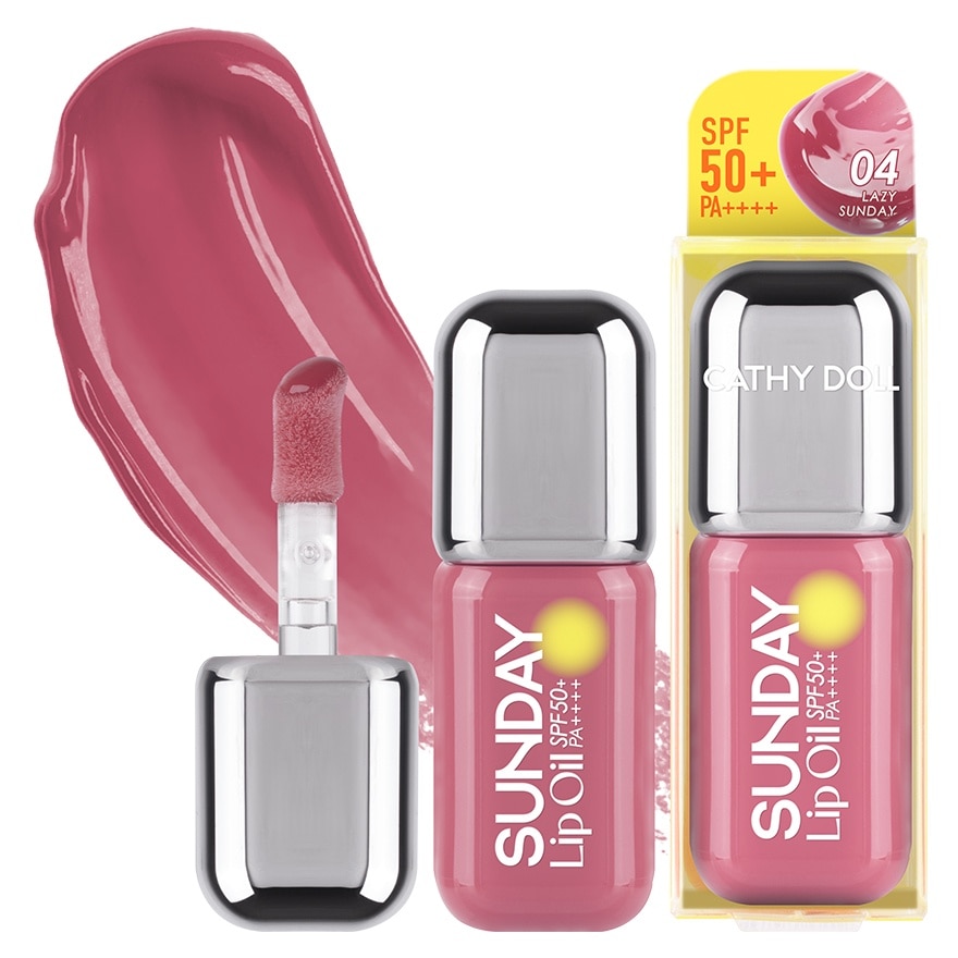 Cathy Doll Sunday Lip Oil SPF50+ PA++++ 3.5ml. 04 Lazy Sunday