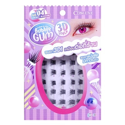 Cosluxe Cosluxe Winky Eyes Bubble Gum 3D Eyelashes 30pcs. 04 Cherry Blossom