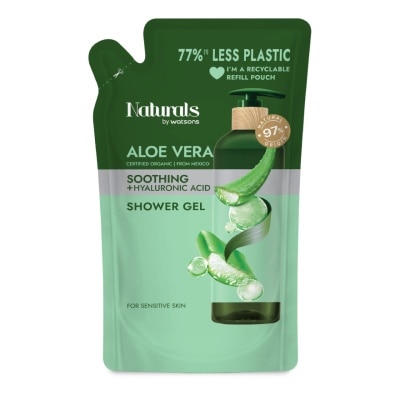 Naturals by Watsons Naturals By Watsons Aloe Vera Soothing Shower Gel 450ml (Refill)