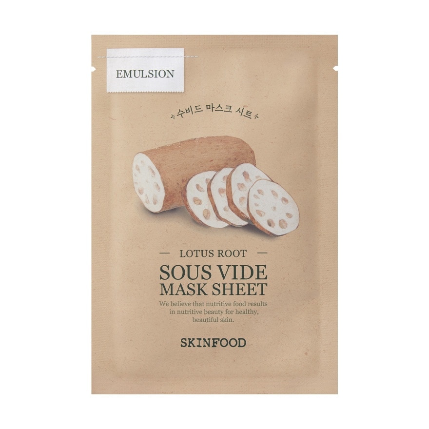 Skinfood Lotus Root Sous Vide Mask Sheet 1'S