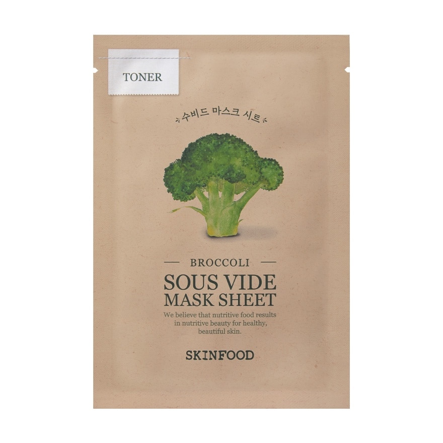 Skinfood Broccoli Sous Vide Mask Sheet 1'S