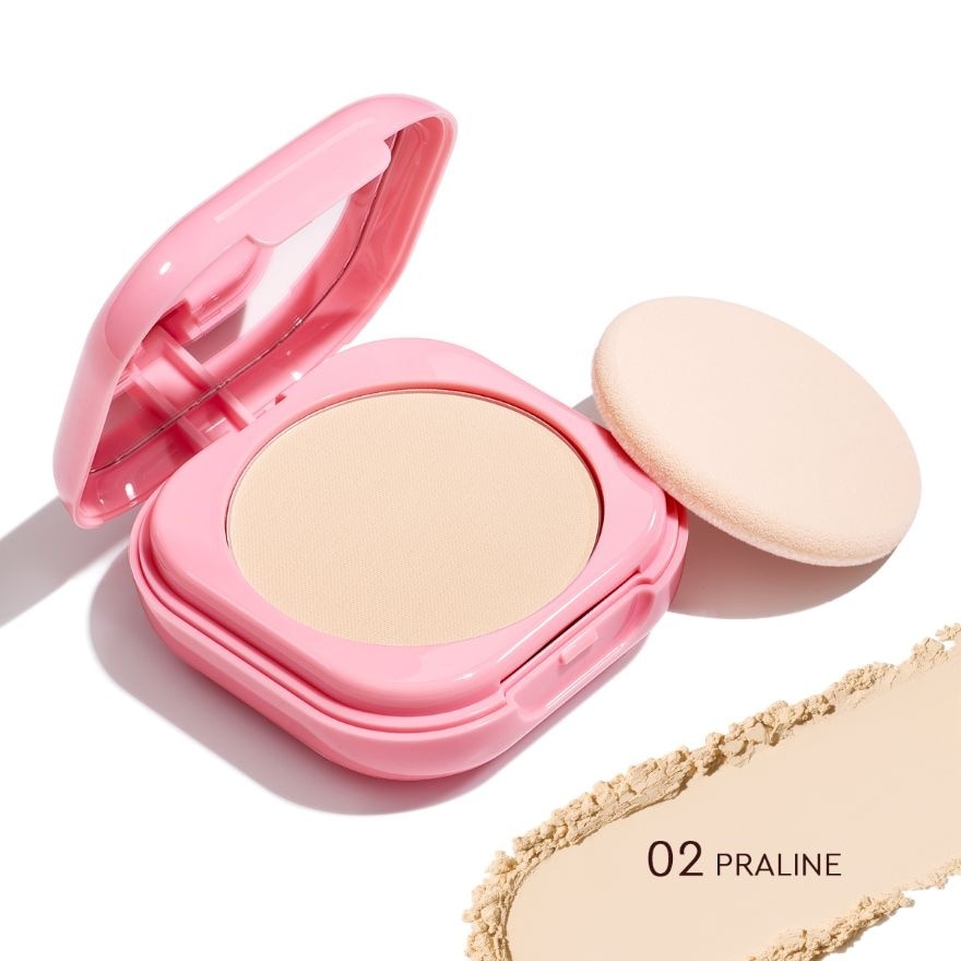 Glad2Glow Perfect Blurring Powder Foundation 02 Praline 8.5 G.