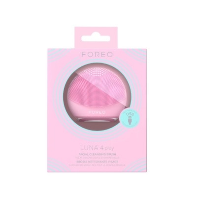 Foreo ฟอริโอ้ เครื่องทำความสะอาดผิวหน้า โฟร์ เพลย์ สีชมพูอ่อน