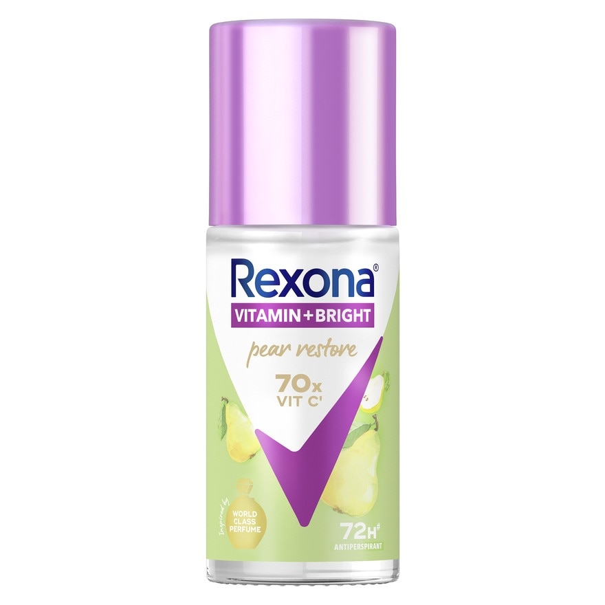 Rexona Rexona Roll On Vitamin + Bright Pear Restore Antiperspirant 45 Ml.