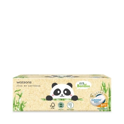 Watsons Watsons Velvety Soft Box Tissues (Panda Desinged 2) 3ply x 100sheets. This item canno