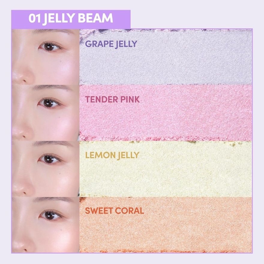 Colorgram Tintin Dory Highlighter Palette 4.2g. 01 Jelly Beam
