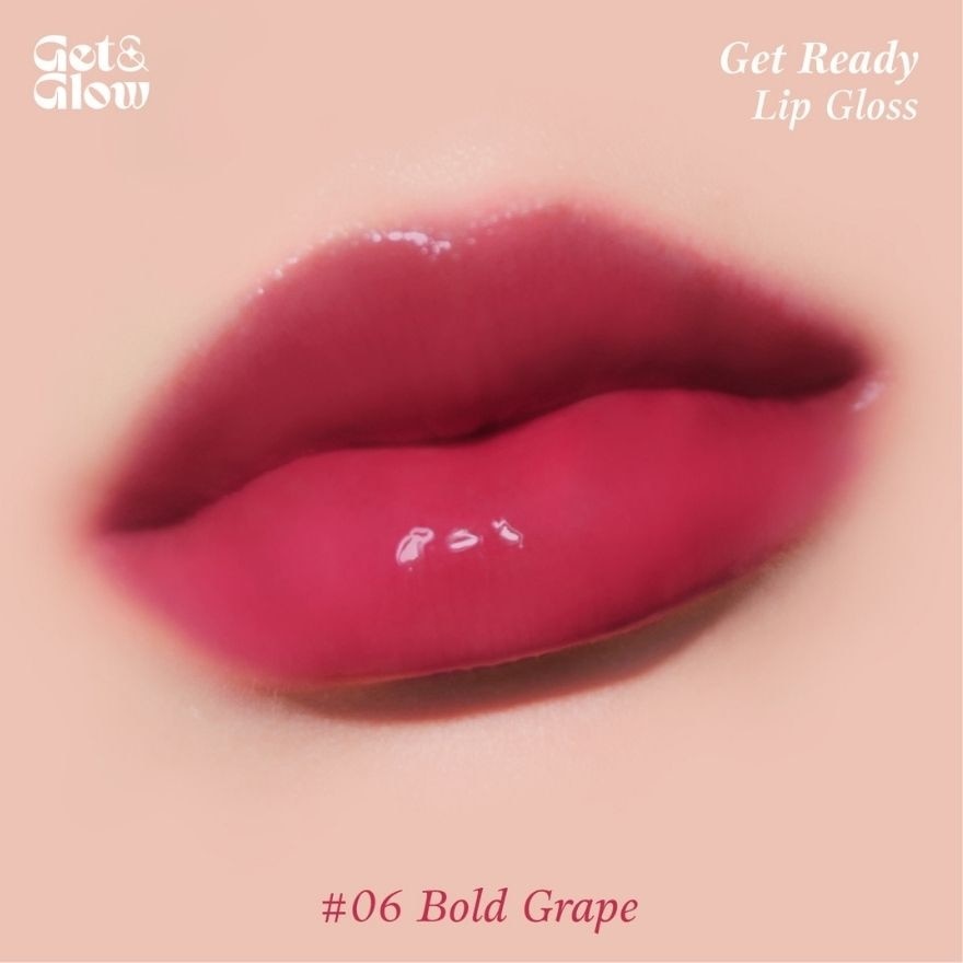 GetGlow Get Ready Lip Gloss 2.5g. 06 Bold Grape