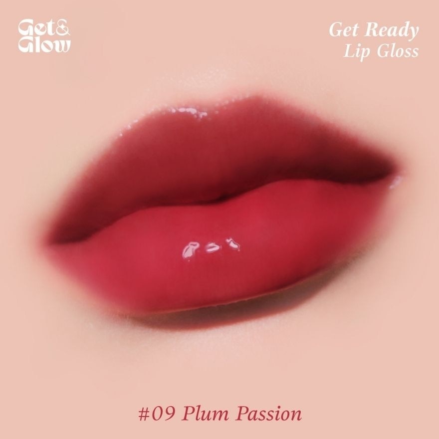 GetGlow Get Ready Lip Gloss 2.5g. 09 Plum Passion