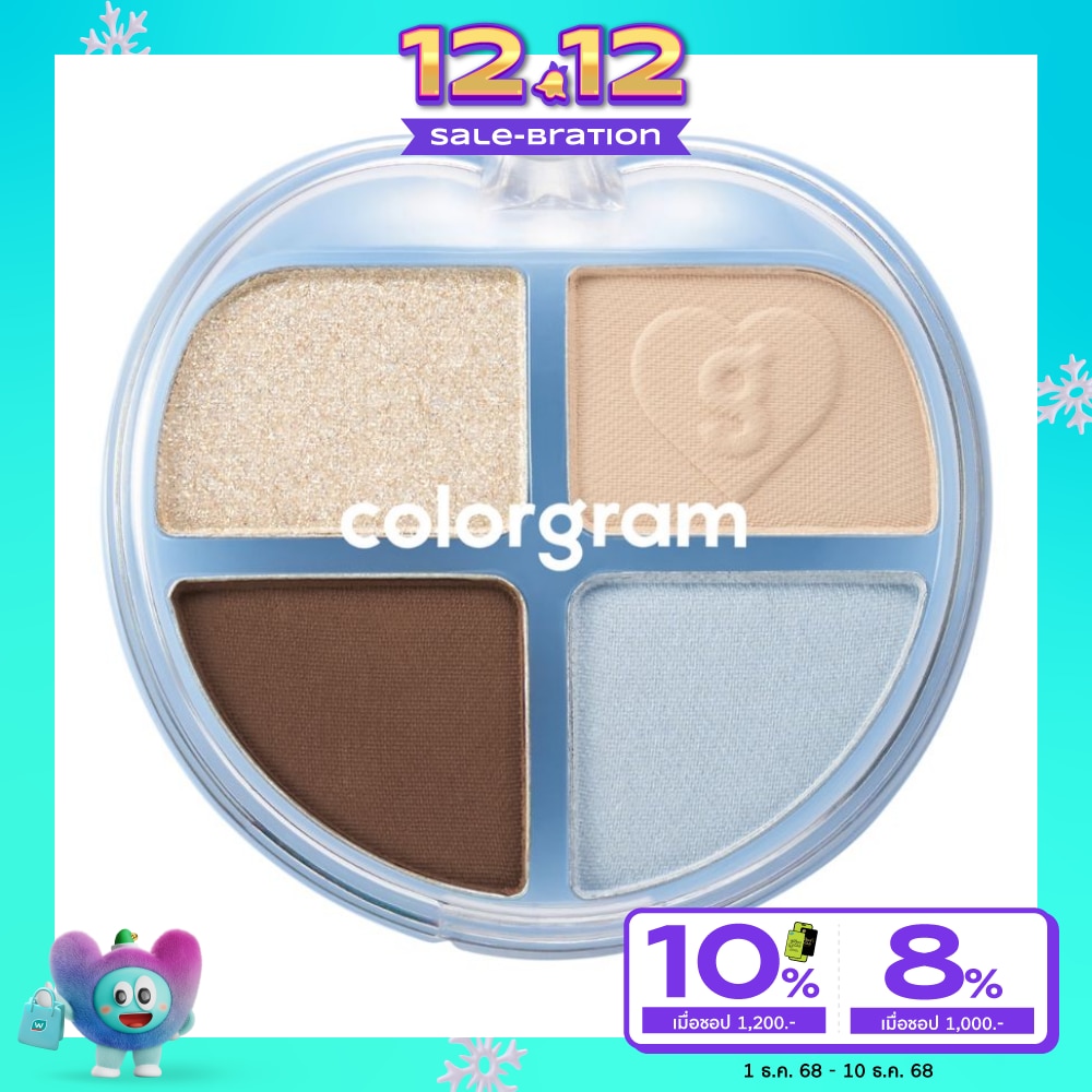 คัลเลอร์แกรม ทินทิน ดอลลี่ อายแชโดว์ พาเลต 4ก. 02 เชสต์นัต ดอลลี่