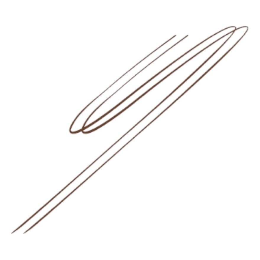 Browit Fluffy Brow Liquid Duo Liner 0.6ml. 02 Natural Brown