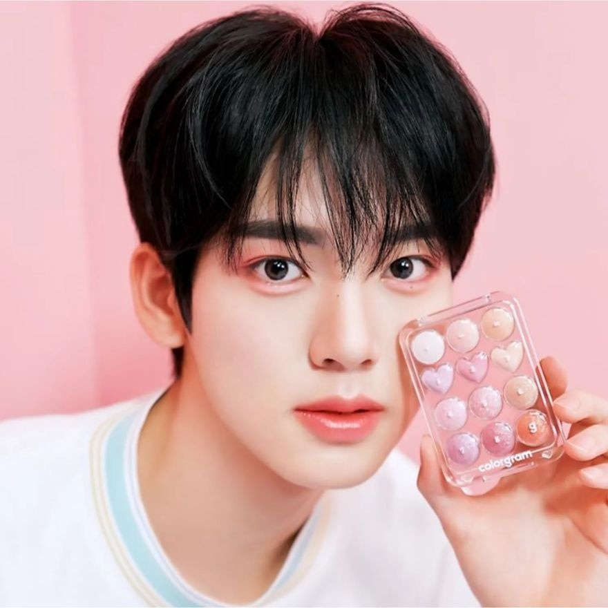 Colorgram Pin Point Eyeshadow Palette 9.9g. 01 Peach + Coral
