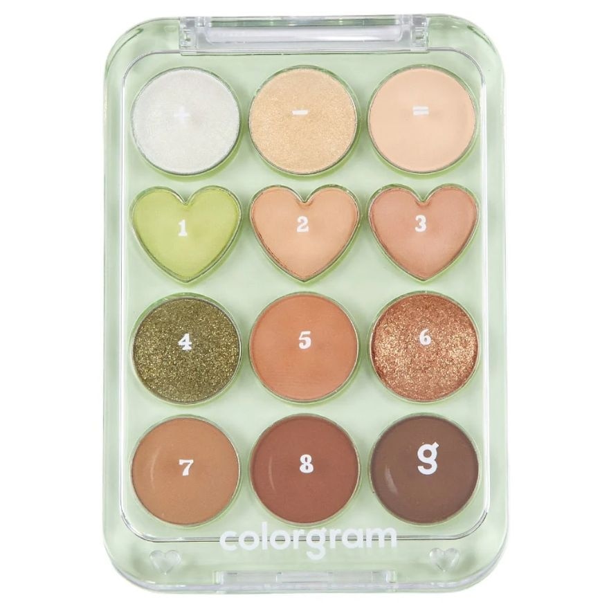 Colorgram Pin Point Eyeshadow Palette 9.9g. 06 Buttercup+Brown