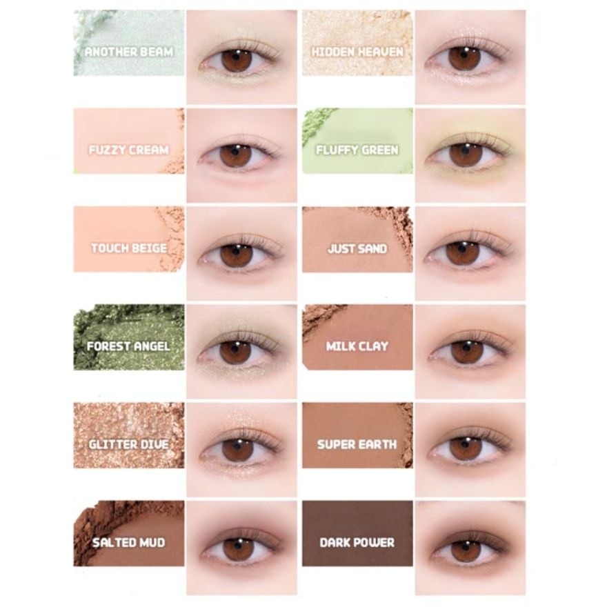 Colorgram Pin Point Eyeshadow Palette 9.9g. 06 Buttercup+Brown