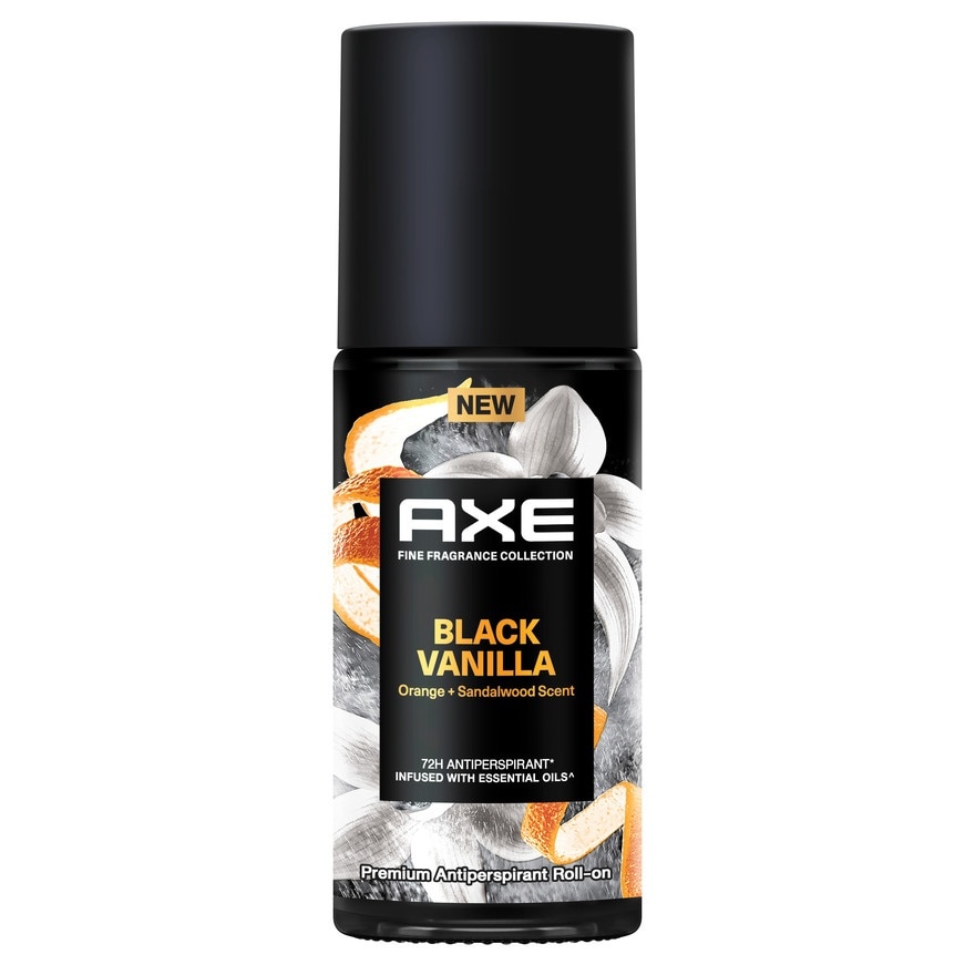 Axe Axe Roll On Black Vanilla Premium Antiperspirant 45 Ml.