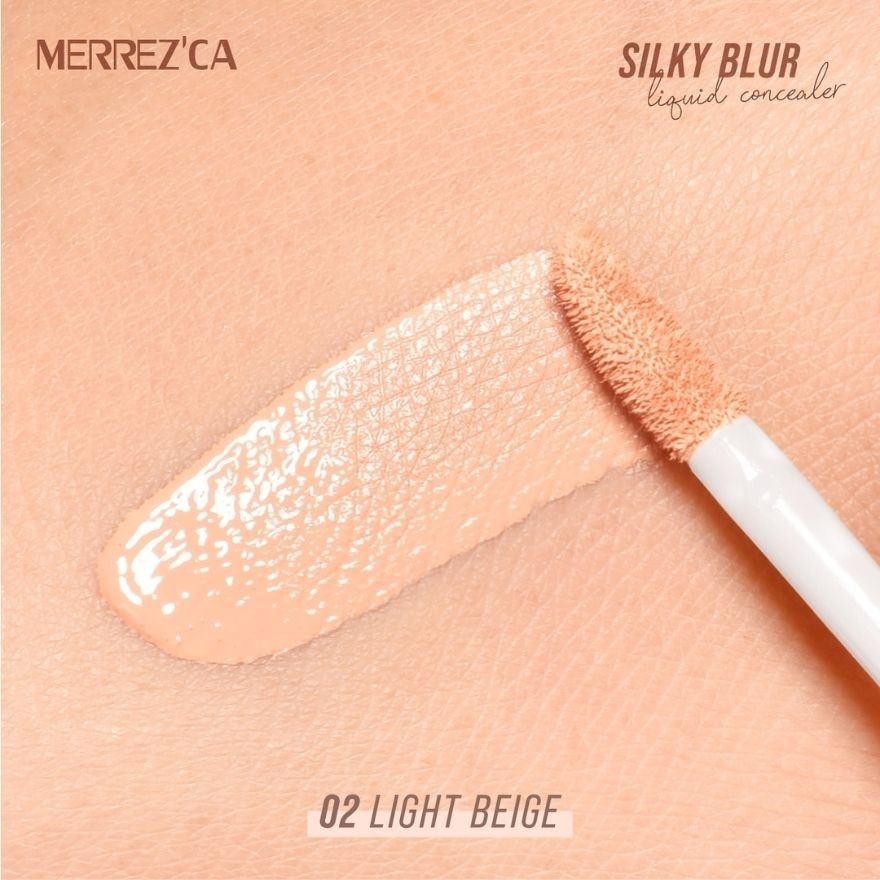 Merrez'Ca Silky Blur Liquid Concealer 5g. 02 Light Beige