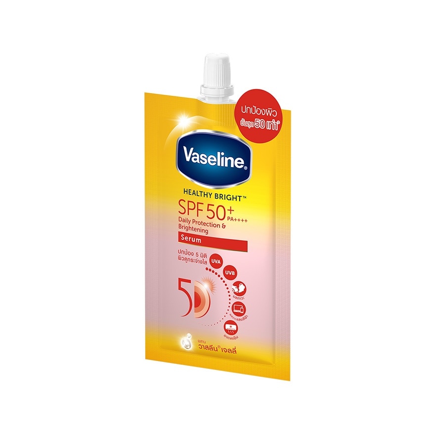 วาสลีน เฮลธี้ ไบร์ท เดลี่ โพรเทคชั่น ไบร์ทเทนนิ่ง เซรั่ม SPF50+ PA++++ 30 มล. image