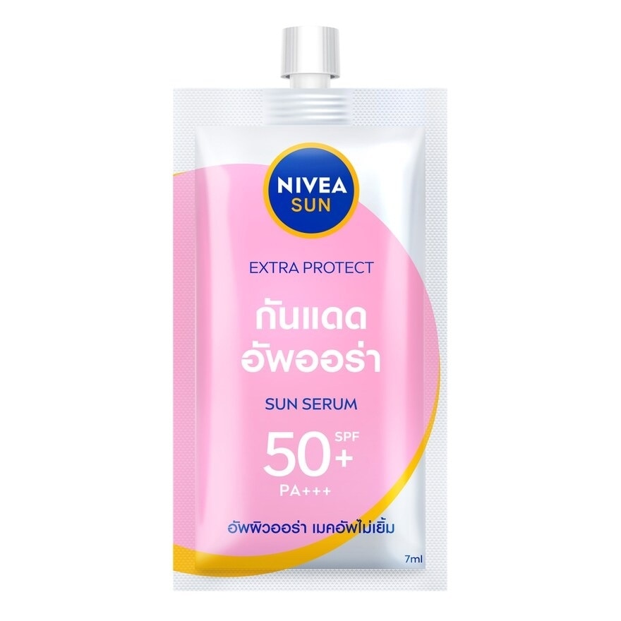 Nivea Sun Extra Protect Aura Glow Booster UV Sun Serum SPF50+ PA++++ 7 Ml. image