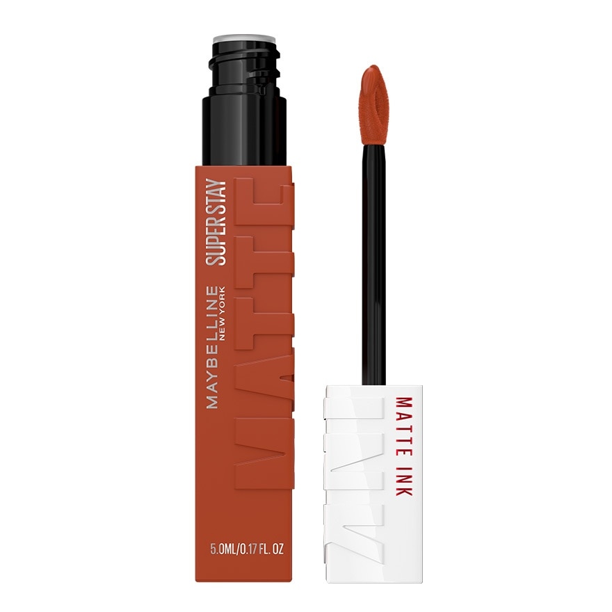 Maybelline เมย์เบลลีน นิวยอร์ก ซุปเปอร์ สเตย์ แมท อิ้งค์ ลิป 5มล. 535 ไวลด์การ์ด