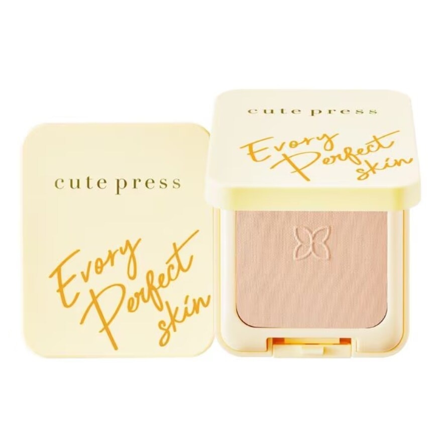 Cute Press คิวท์เพรส อิเวอร์รี่ เพอร์เฟ็ค สกิน พลัส วิตามินอี ฟาวเดชั่น พาวเดอร์ 5ก. N2
