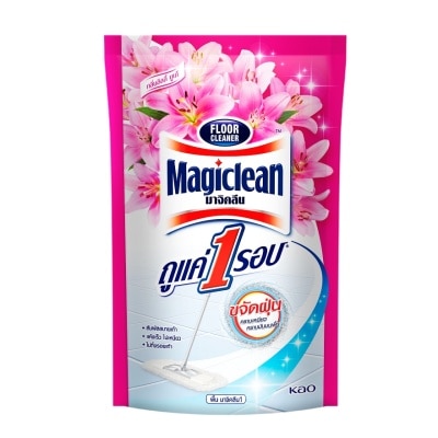 Magiclean มาจิคลีน ผลิตภัณฑ์ทำความสะอาดพื้น ลิลลี่บูเก้ ถุงเติม 750 มล.