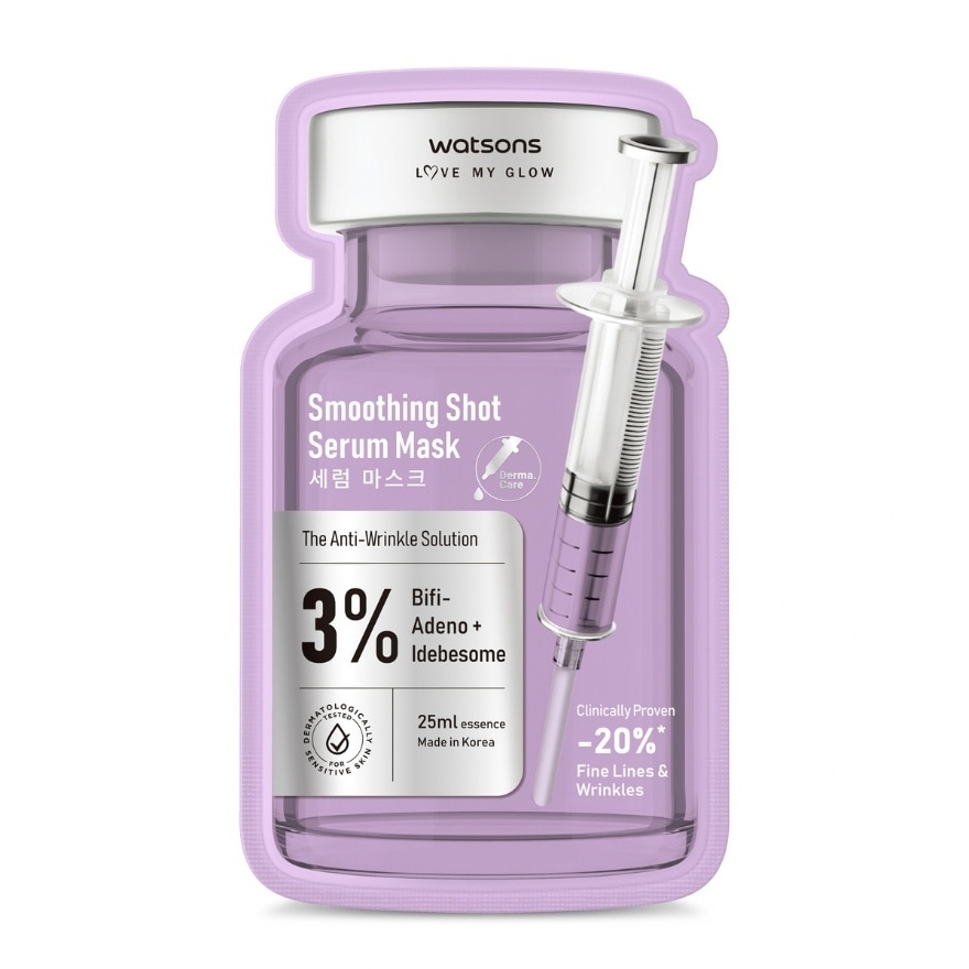 Watsons Smoothing Shot Serum Mask. 1sheet. image