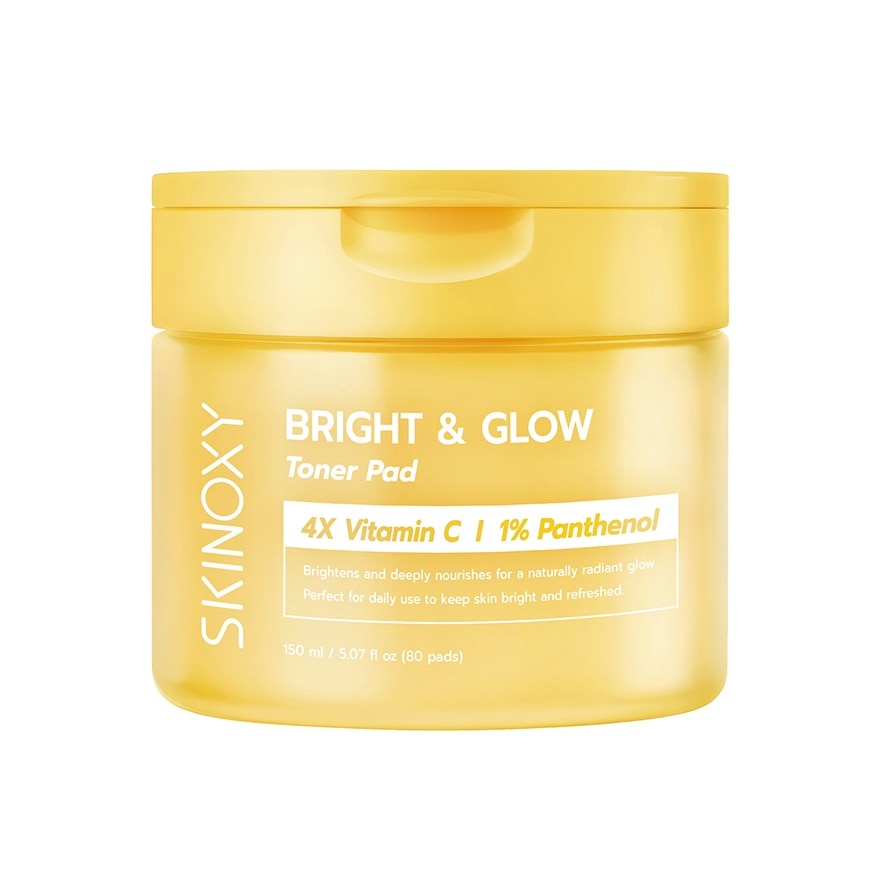 Skinoxy Skinoxy Toner Pad Bright  Glow 80'S ผิวนุ่ม อิ่มฟู ดูอ่อนเยาว์