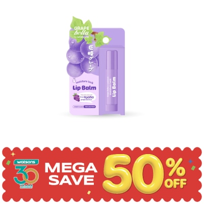 Bella by Watsons - Grape Bella By Watsons Moisture Lock Lip Balm 3.6 g. image