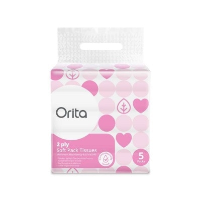 Orita - Orita Soft Pack2 2ply x 100sheets Pack 5