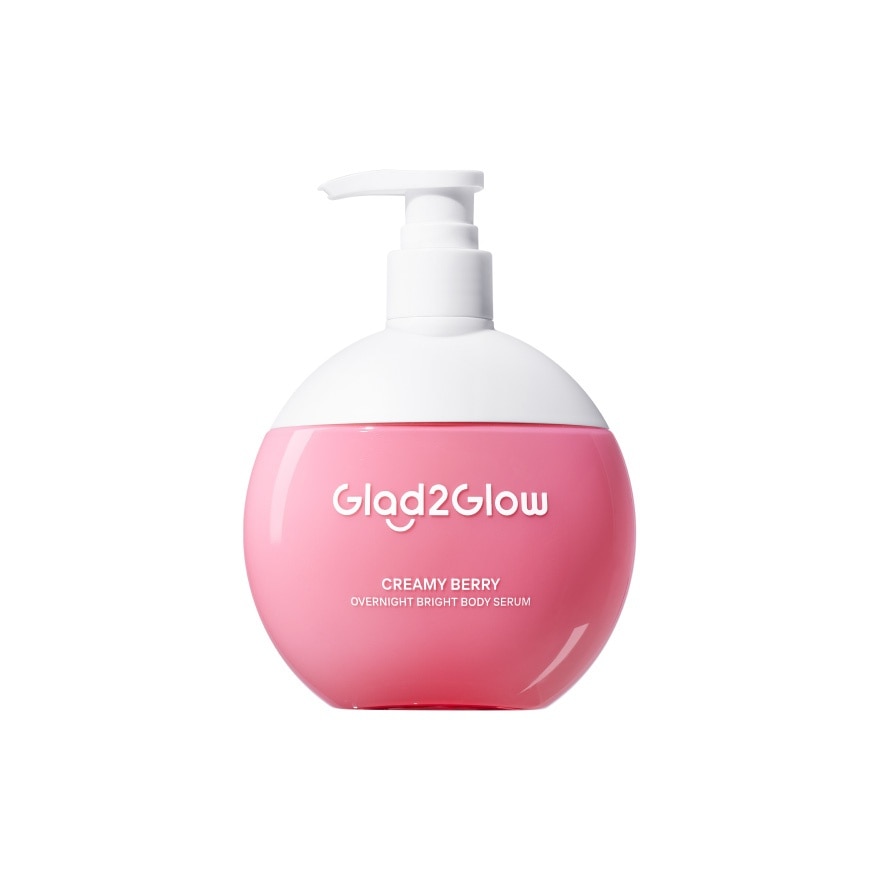 Glad2Glow Glad2Glow Body Serum Creamy Berry Overnight Bright 300 Ml.