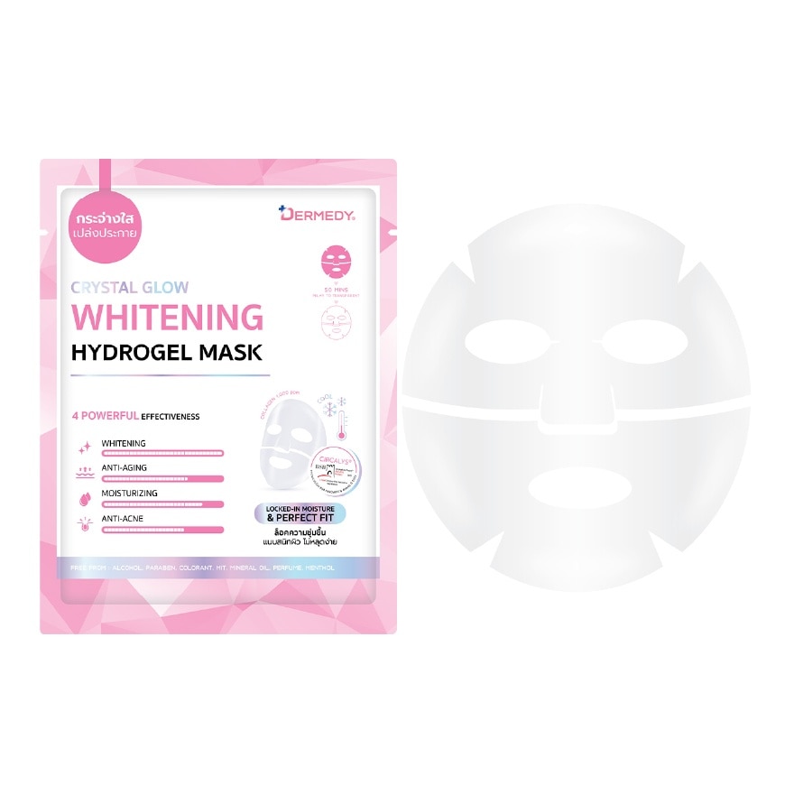 Dermedy Hydrogel Mask Crystal Glow Whitening 1'S