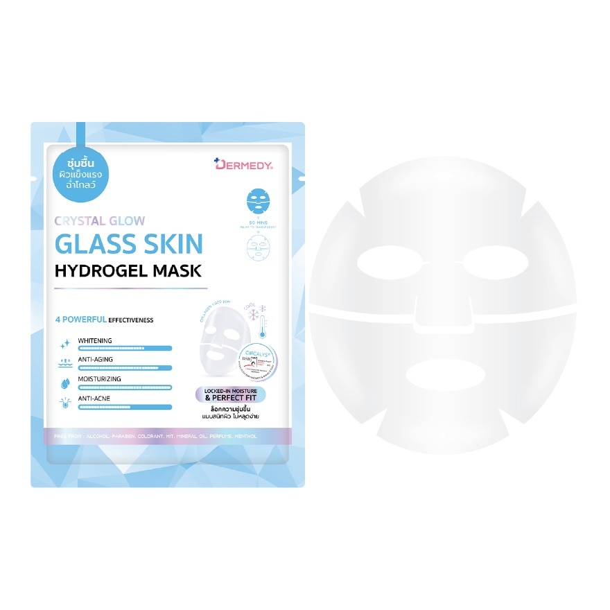 Dermedy Hydrogel Mask Crystal Glow Glass Skin 1'S