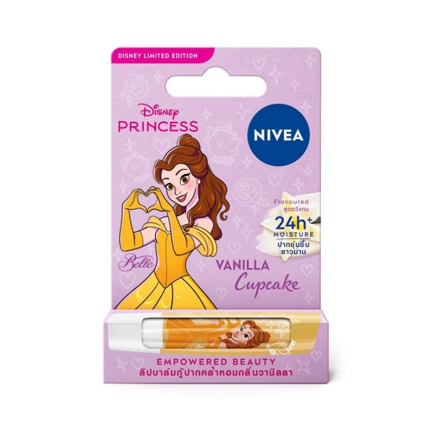 Nivea นีเวีย ลิป บาล์ม วานิลลา คัพเค้ก 4.8 กรัม ลิปบาล์ม บำรุงริมฝีปาก ชุ่มชื้น