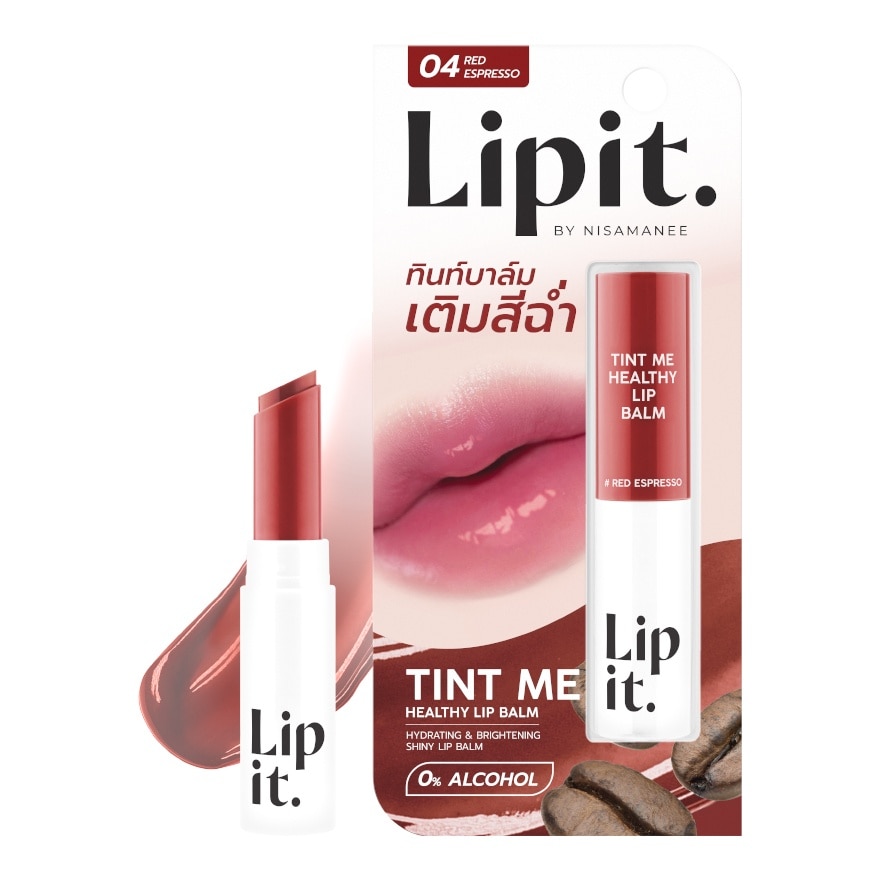 Lip It Tint Me Healthy Lip Balm 3g. 04 Red Espresso