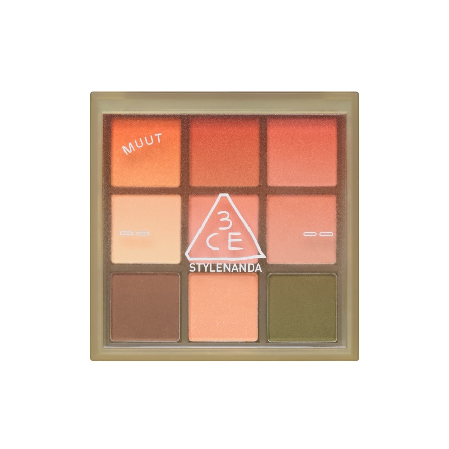 3CE MUUT Multi Eye Color Palette 8.5g.  Olive Grove
