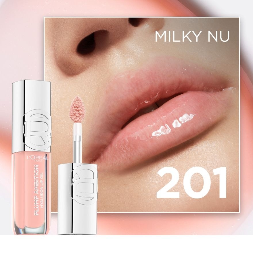 L'Oreal Plump Ambition Lip Oil 5ml. 601 Worth It