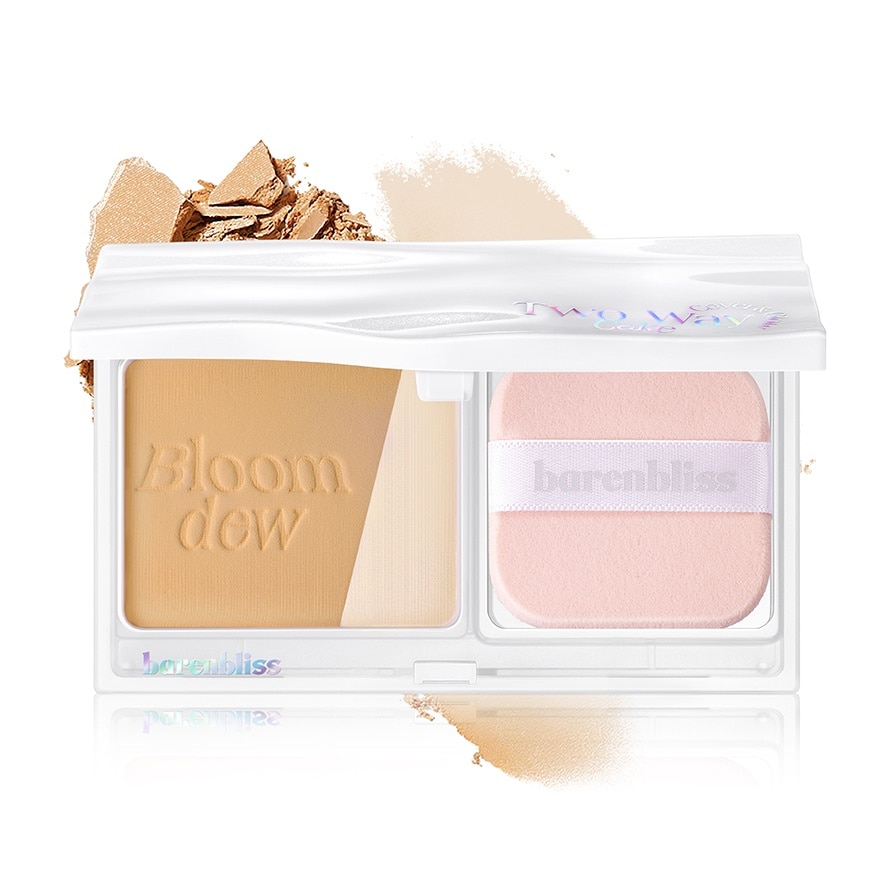 Barenbliss Bloomdew Cover Glow Two Way Cake 6g. MW0 Camellia