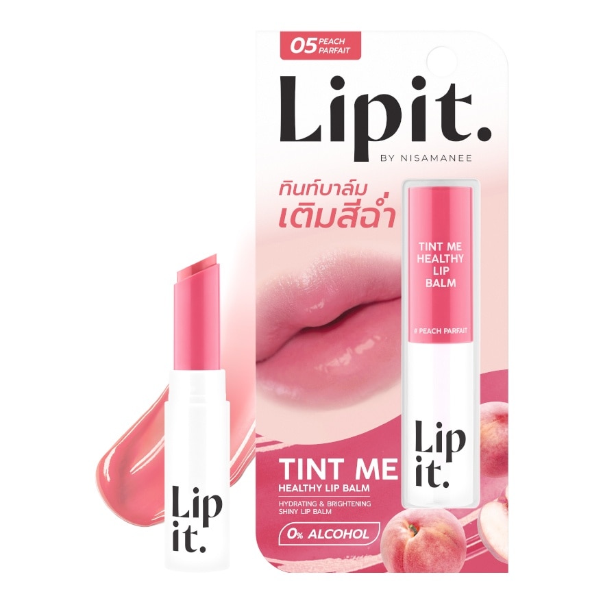 Lip It Tint Me Healthy Lip Balm 3g. 05 Peach Parfait